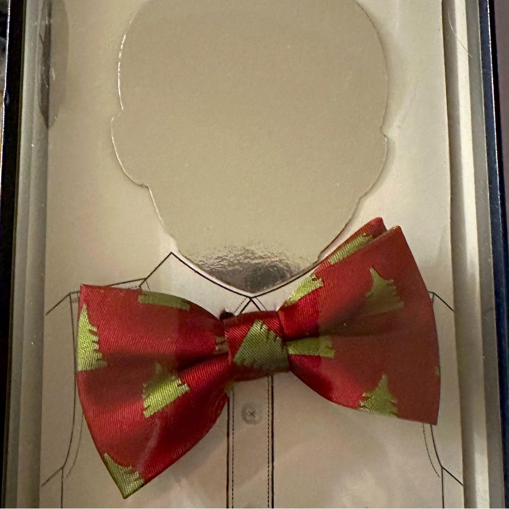 Andy & Evan Boys Holiday Tree Bow Tie (Clip-On)